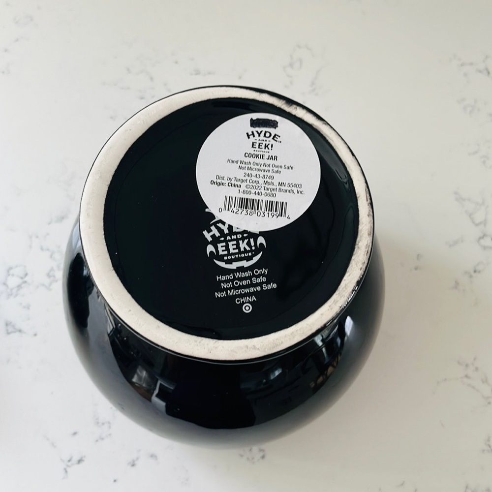 Target by Hyde & EEK Trick or Treat Black Ceramic Cookie Jar - Picture 9 of 14